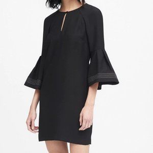 Banana Republic Navy Bell Sleeve dress